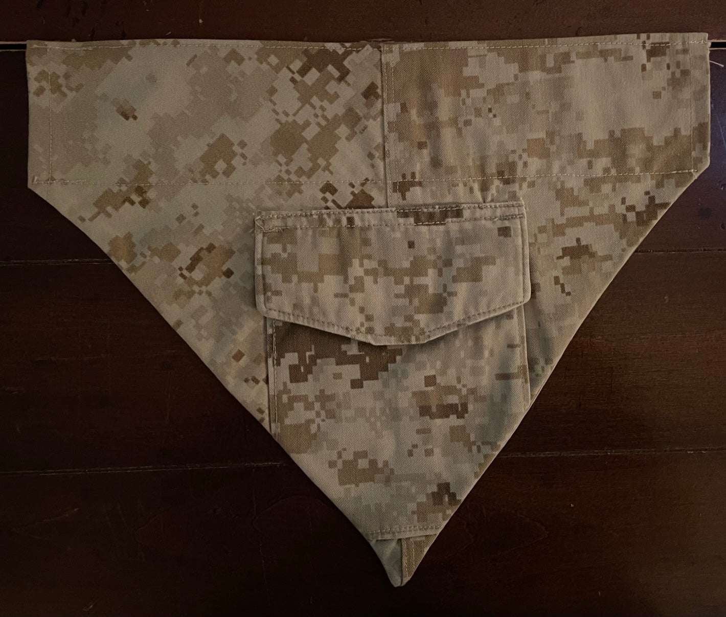 XS MARINE TAN DIGITAL DOG BANDANA