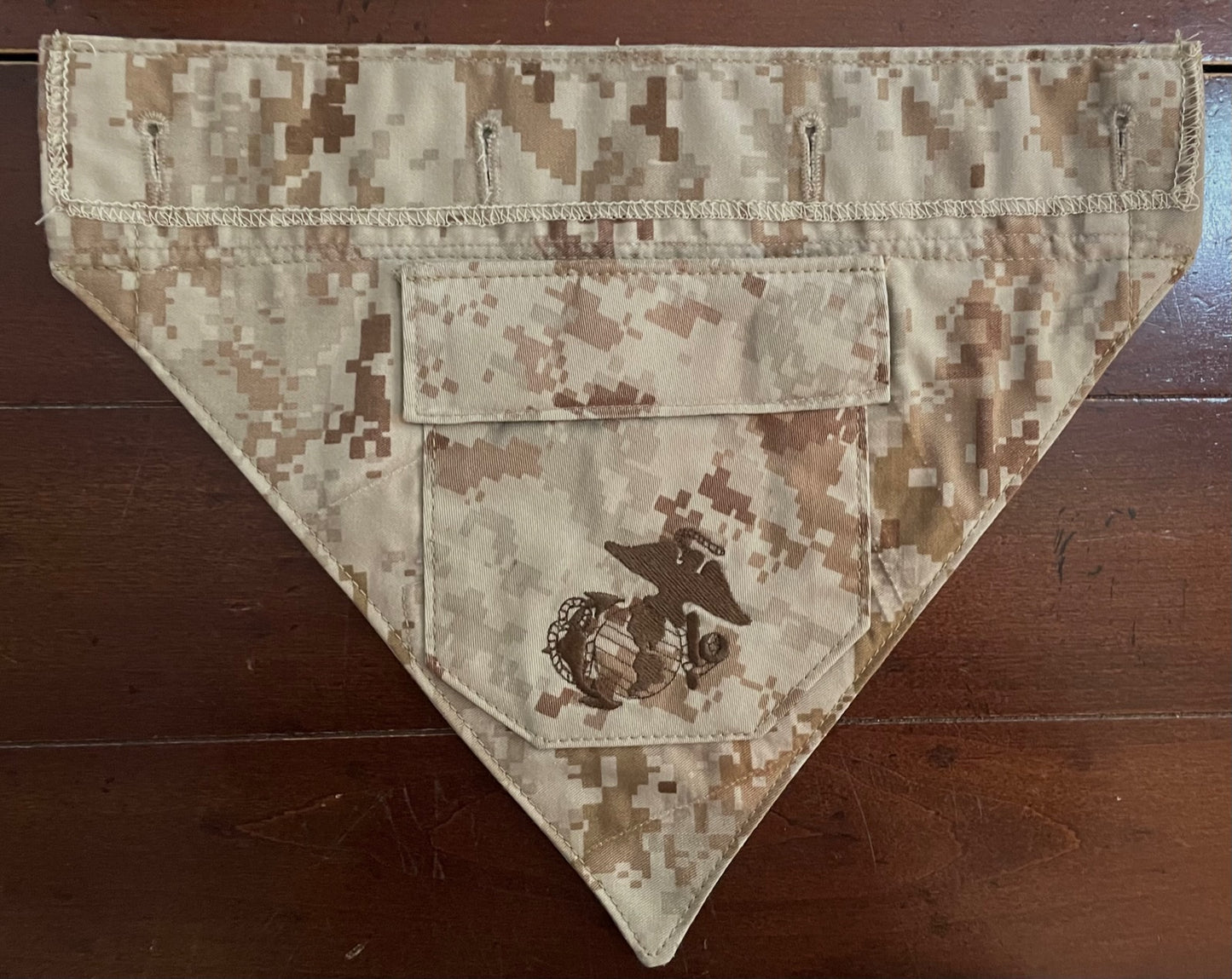 SM MARINE TAN DIGITAL DOG BANDANA