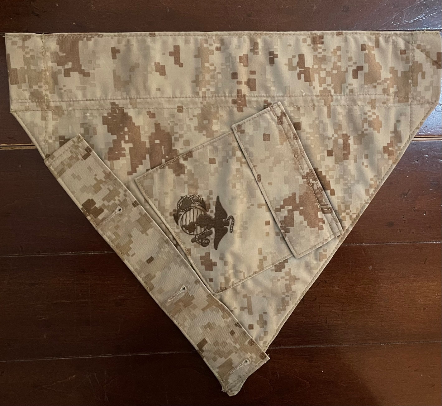 MED MARINE TAN DIGITAL DOG BANDANA