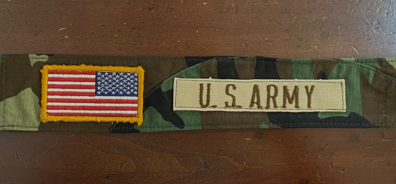 MED 14" COLLAR COVER WOODLAND ARMY