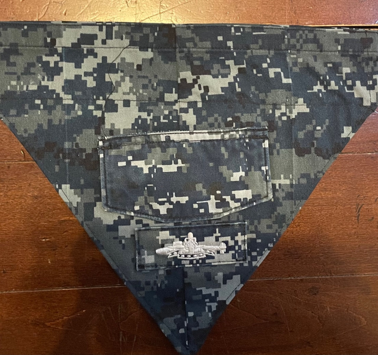XS NAVY BLUE DIGITAL BANDANA