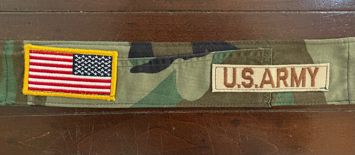 MED 14" COLLAR COVER WOODLAND ARMY