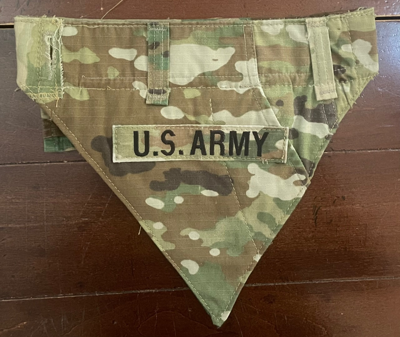 XXS OCP/WOODLAND REV ARMY DOG BANDANA