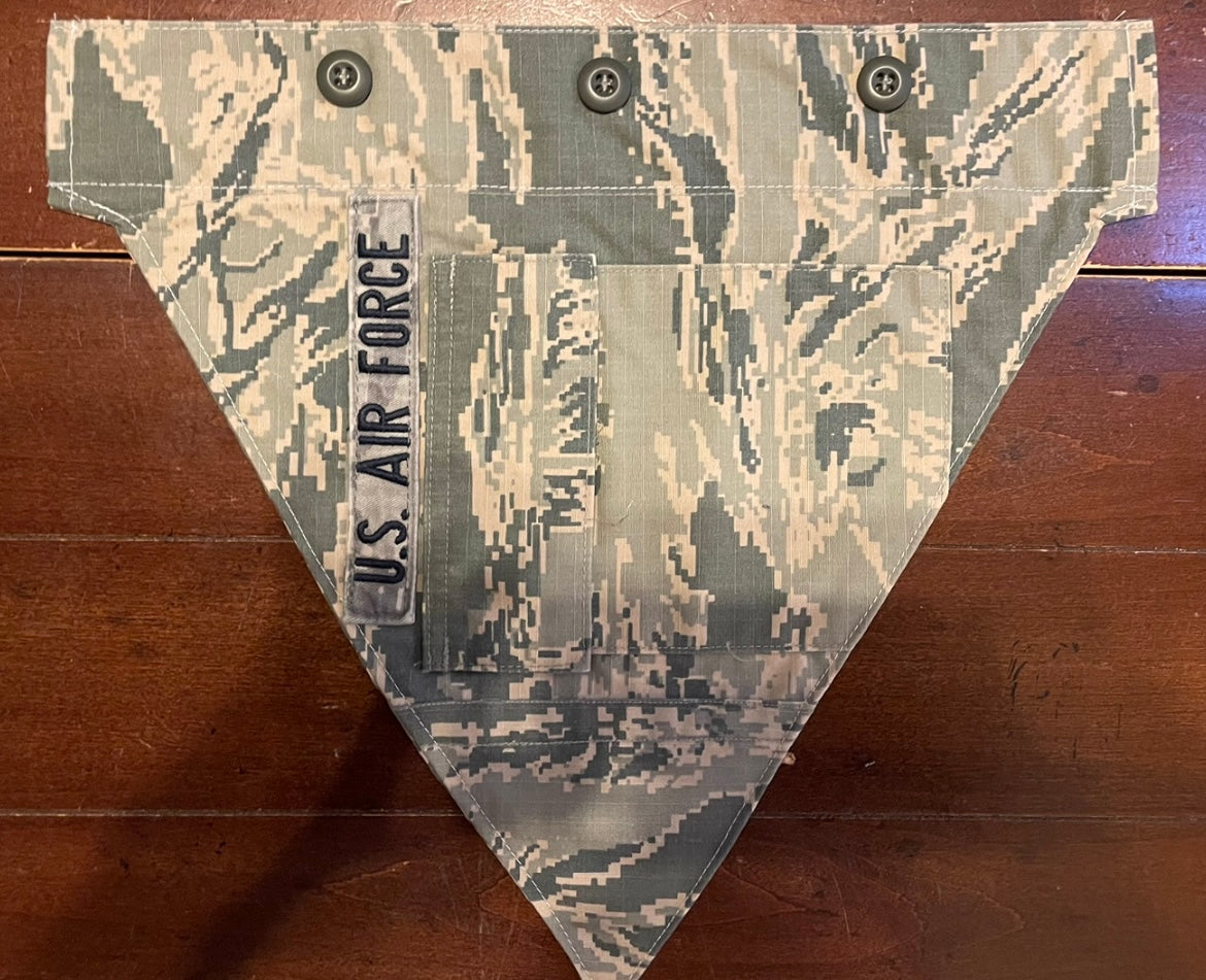 MED AF TIGERSTRIPE DOG BANDANA