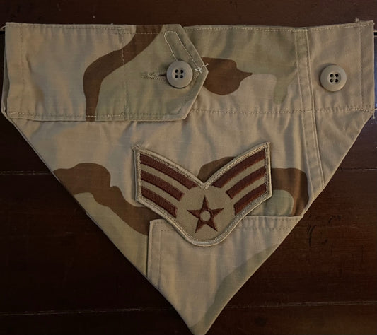 XXS COFFEE STAIN DOG BANDANA
