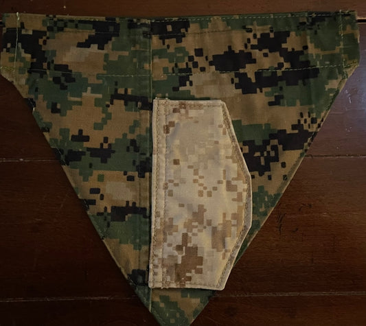 XXS MARINE MIX DIGITAL DOG BANDANA