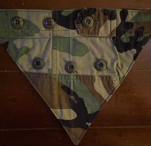 XXS WOODLAND DOG BANDANA