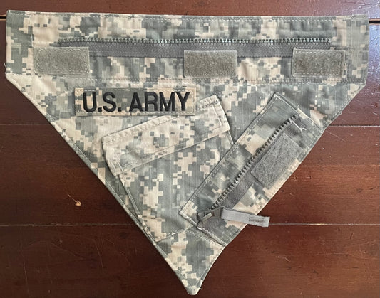 SM ARMY DIGITAL DOG BANDANA