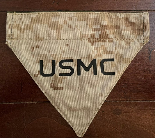 TINY DOG BANDANA MARINE TAN DIGITAL