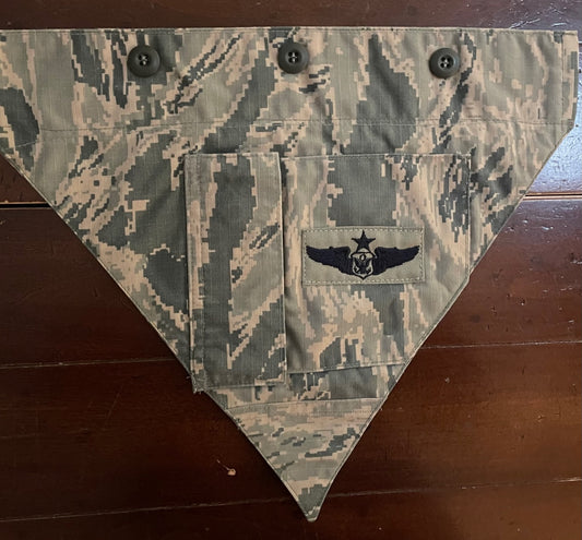 MED AF TIGERSTRIPE DOG BANDANA