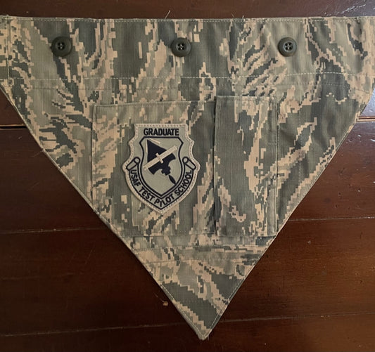 MED AF TIGERSTRIPE DOG BANDANA