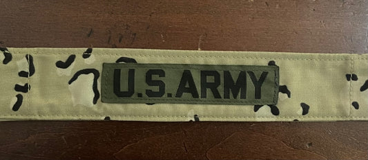 XS 10" COLLAR COVER CHOC CHIP ARMY