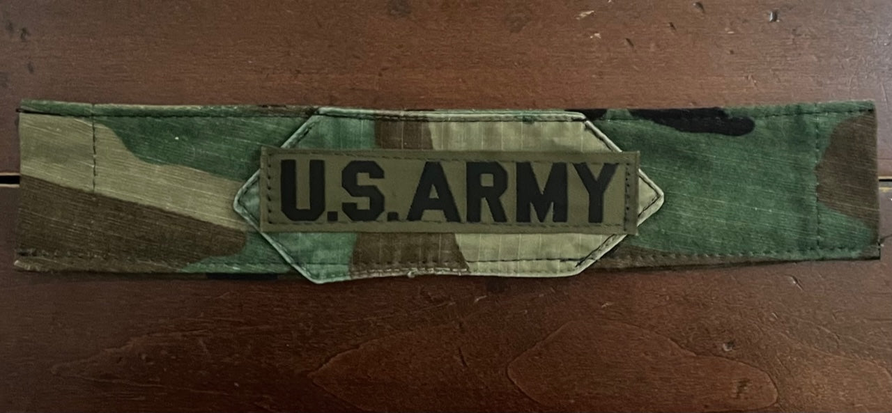XS 10" COLLAR COVER WOODLAND ARMY