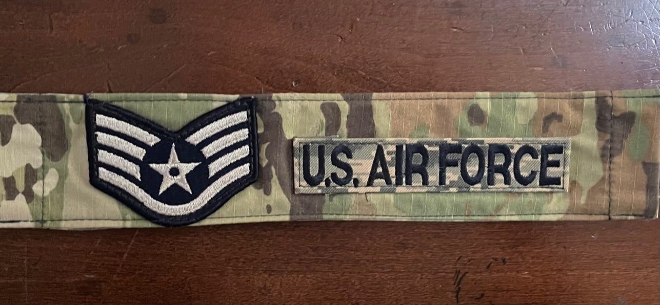SW 12" COLLAR COVER OCP/AIR FORCE TIGERSTRIPE