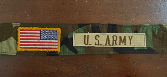 MED 14" COLLAR COVER WOODLAND ARMY