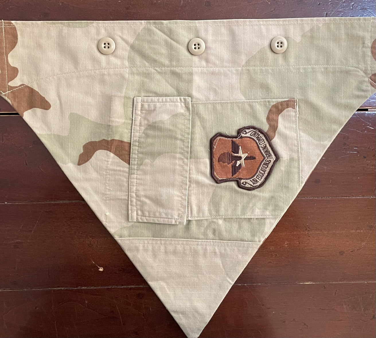 LG COFFEE STAIN AF DOG BANDANA