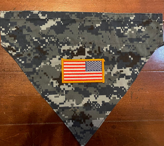XS NAVY BLUE DIGITAL BANDANA