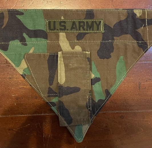 XS WOODLAND ARMY BANDANA
