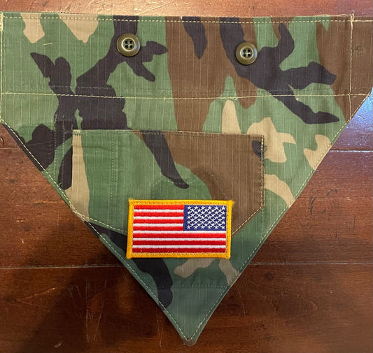 SM WOODLAND DOG BANDANA