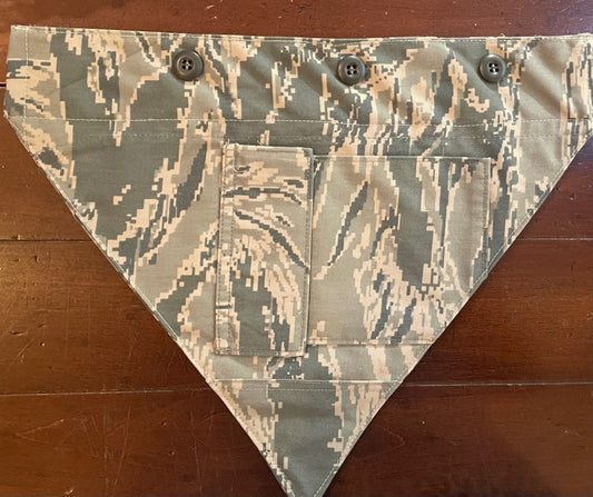 MED AF TIGERSTRIPE DOG BANDANA