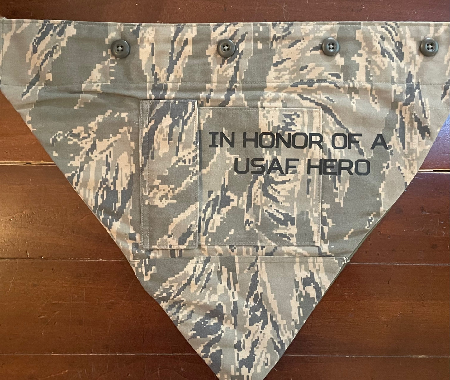 XLG AF TIGERSTRIPE DOG BANDANA