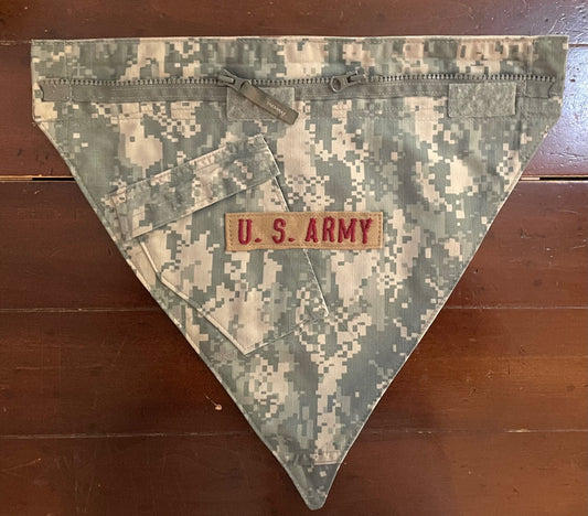 MED ARMY DIGITAL/CS BACK DOG BANDANA