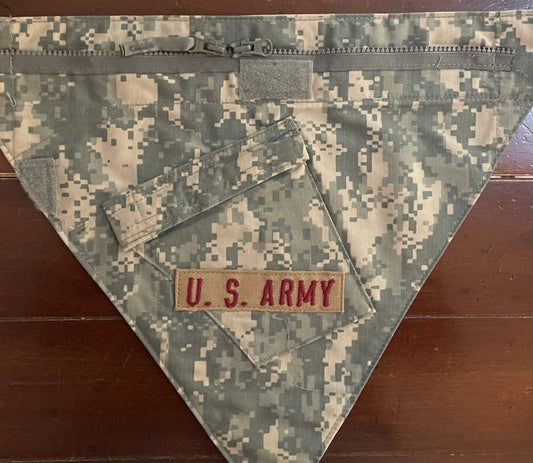 MED ARMY DIGITAL/CS BACK DOG BANDANA