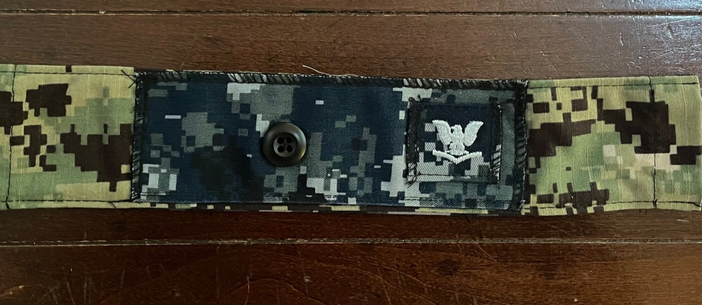 SW 12" COLLAR COVER NAVY MIX DIGITAL