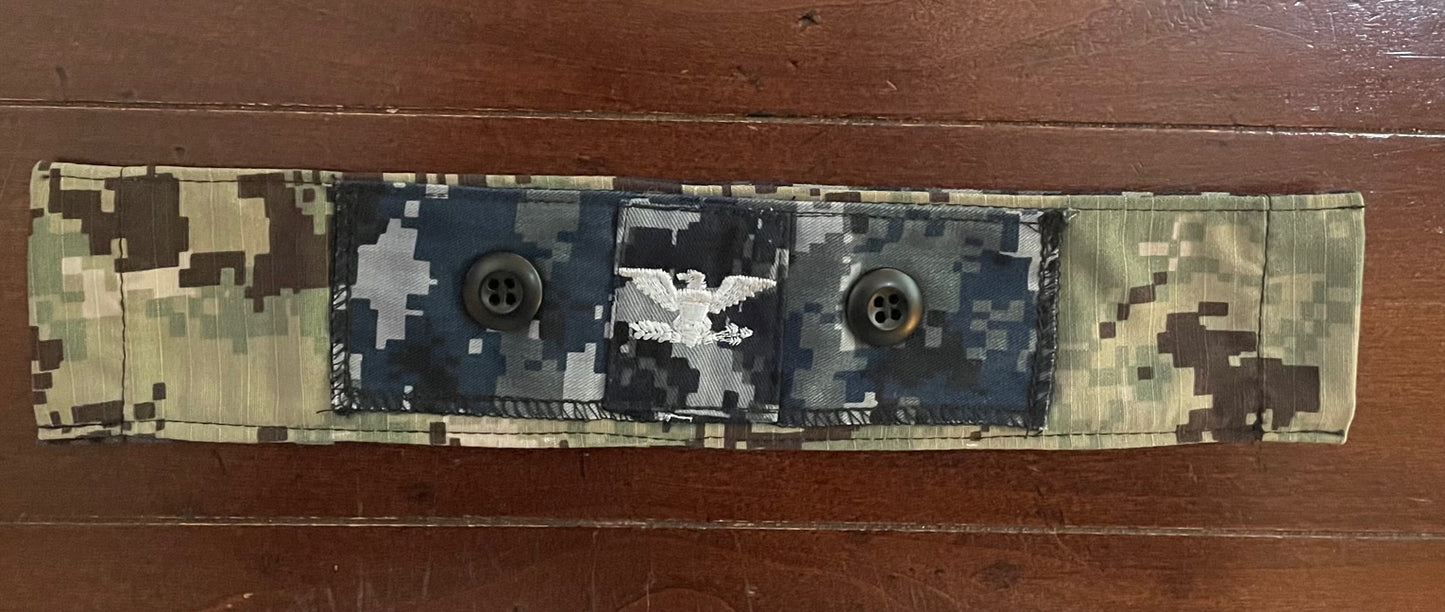 SW 12" COLLAR COVER NAVY MIX DIGITAL