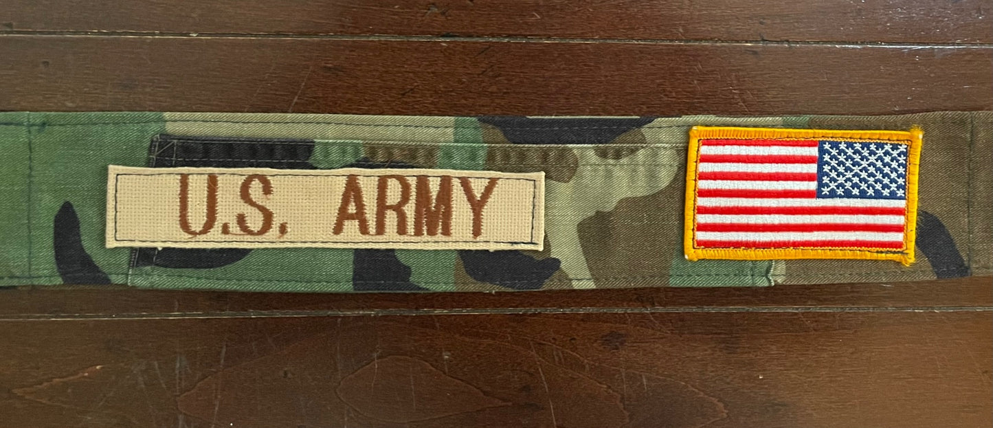 MED 14" COLLAR COVER WOODLAND ARMY