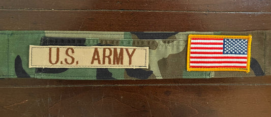 MED 14" COLLAR COVER WOODLAND ARMY