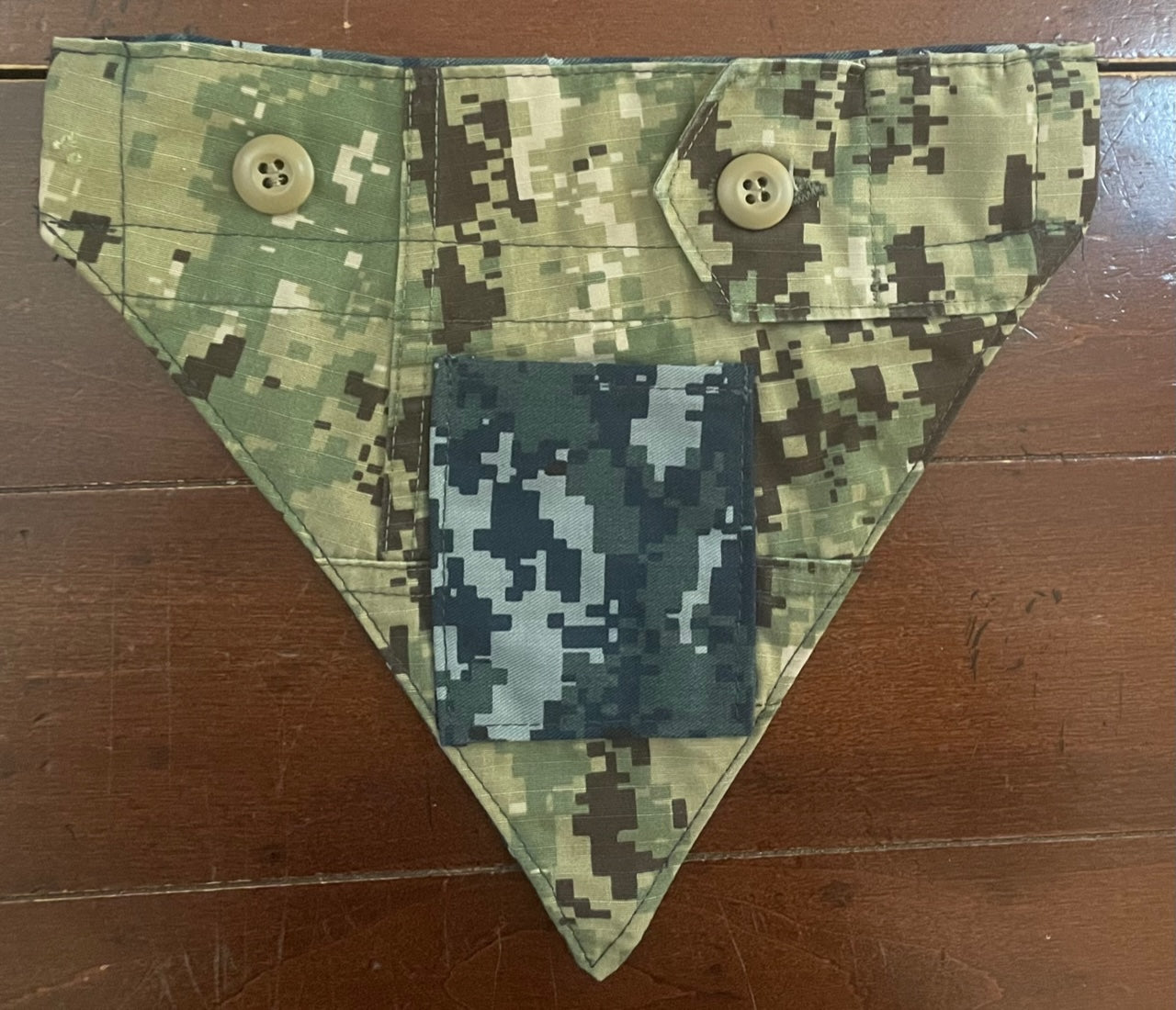 XXS NAVY MIX DIGITAL REV DOG BANDANA