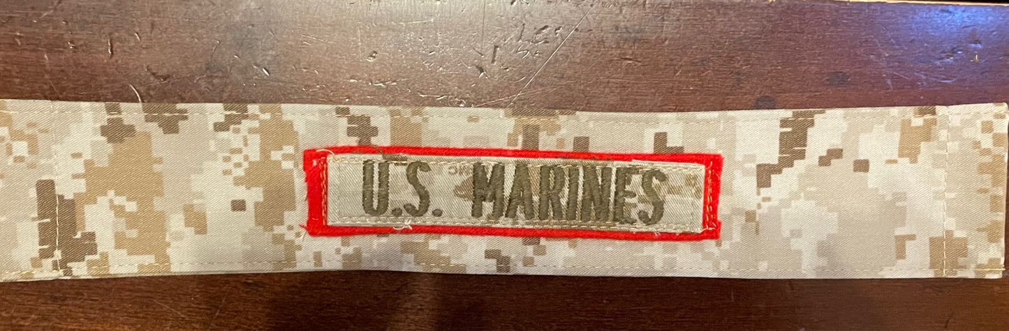 MED 14" COLLAR COVER MARINE TAN DIG W/BLOODLINE