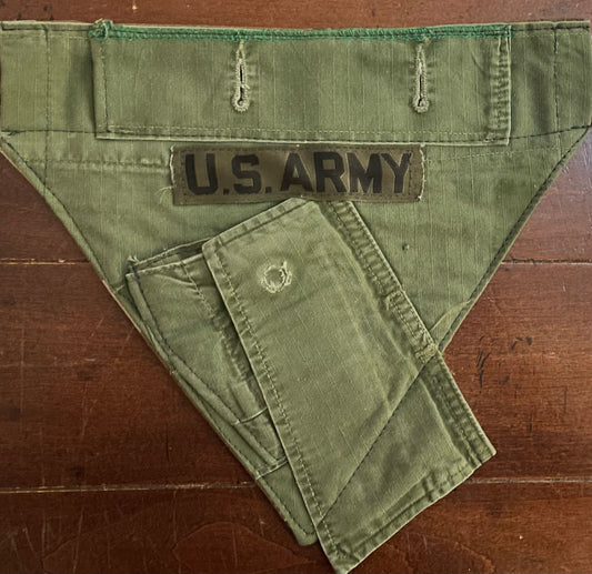 XXS OLIVE DRAB/WOODLAND BACK BANDANA
