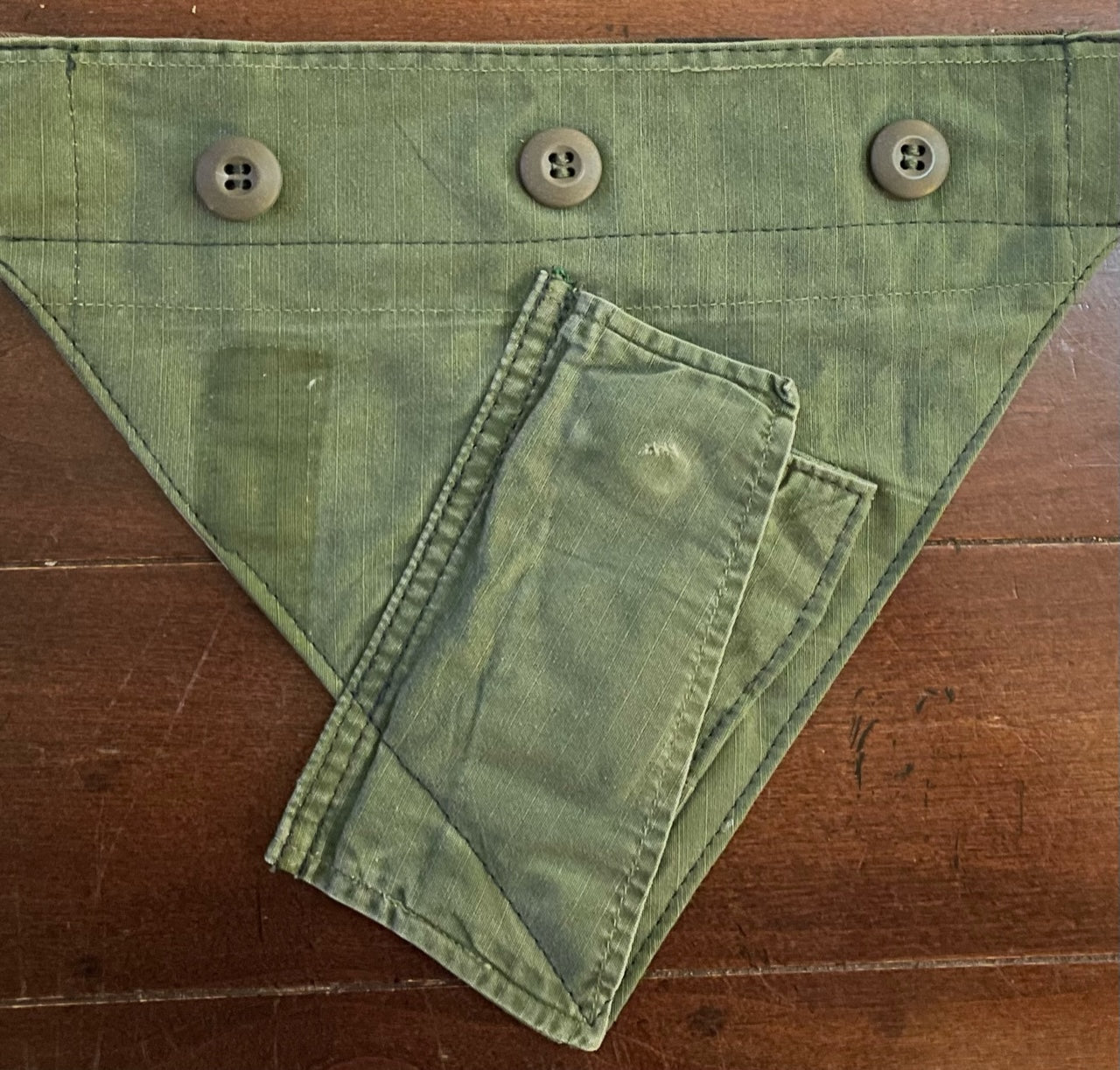 XXS OLIVE DRAB/WOODLAND BACK BANDANA