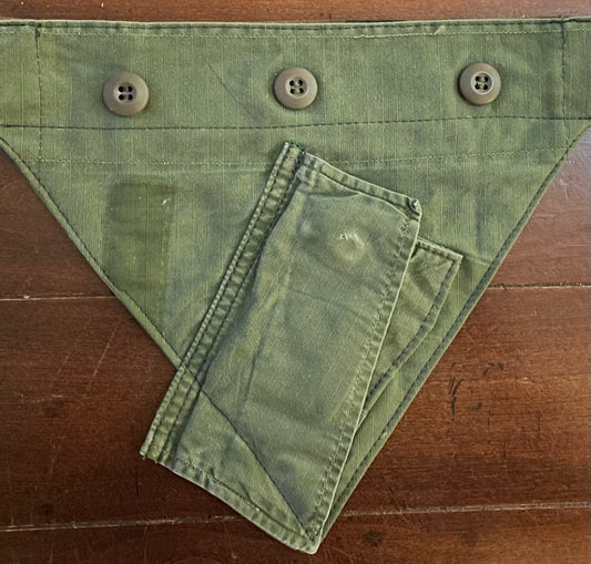 XXS OLIVE DRAB/WOODLAND BACK BANDANA