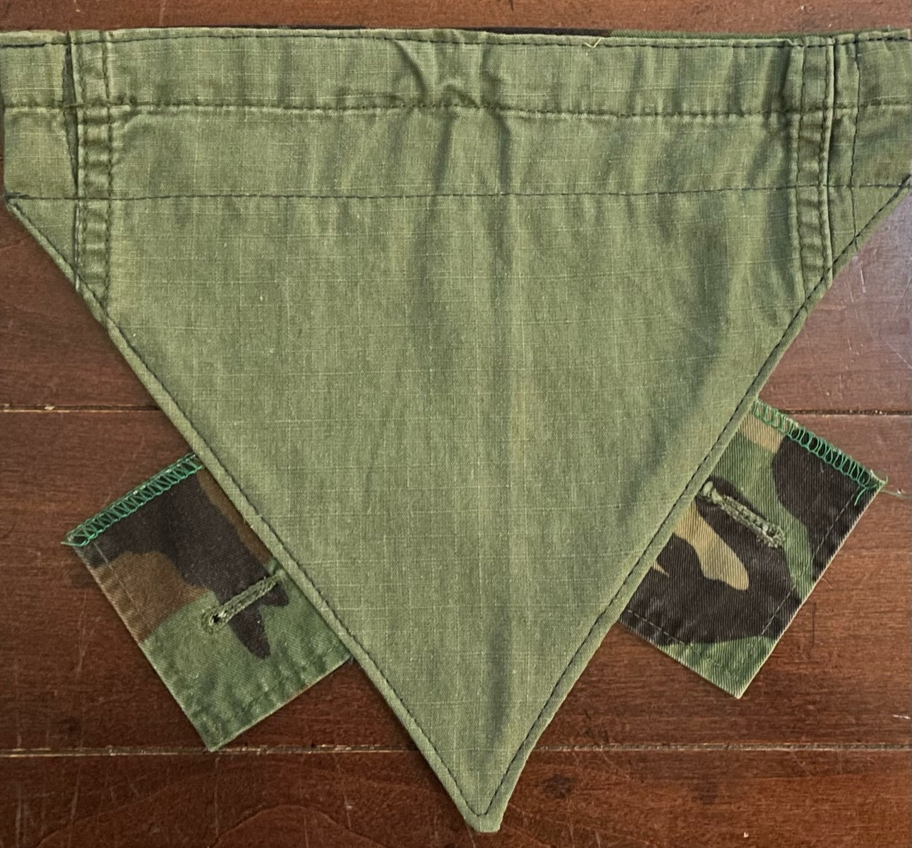 XXS OLIVE DRAB/WOODLAND BACK BANDANA
