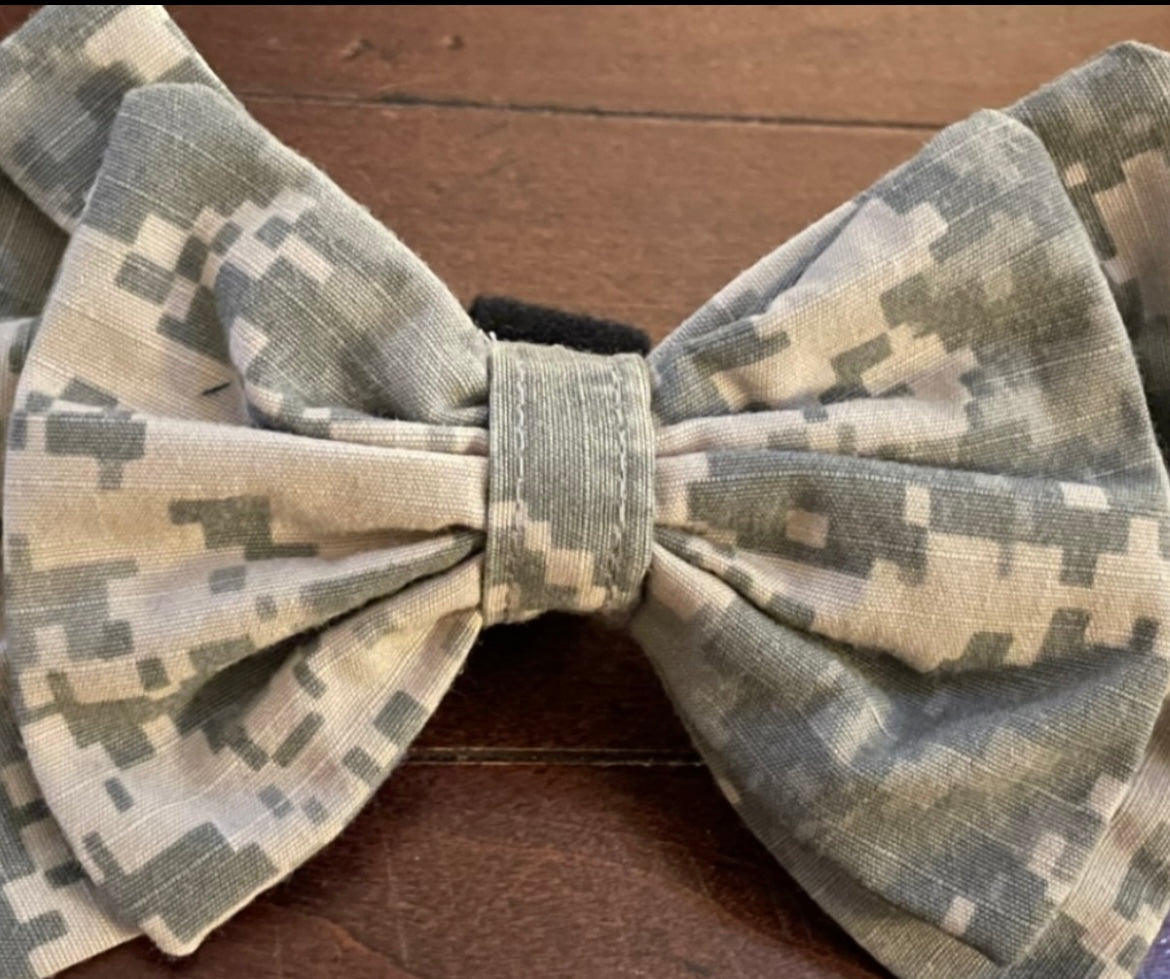 ARMY DIG DOG BOW TIE