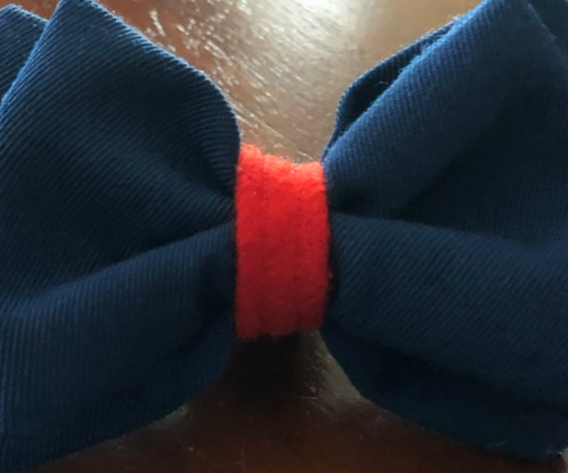 MARINE DRESS BLUE W/RED DOG BOW TIE