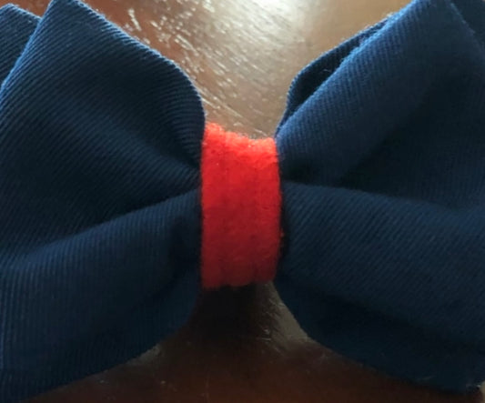 MARINE DRESS BLUE W/RED DOG BOW TIE